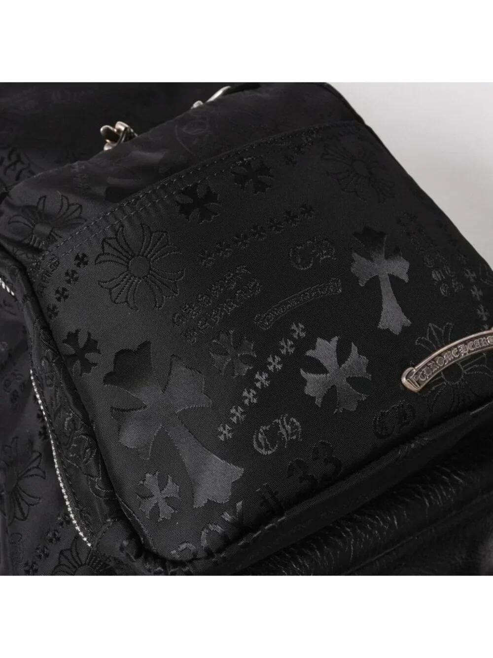 Chrome Hearts Grade Mini Seventh Gray Mini Backpack Nylon Jacquard All Over